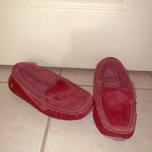 Ugg Fur Loafers (Red Pony Hair) size 7